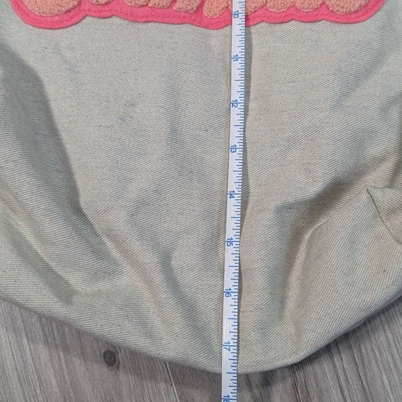 Benefit Cosmetics San Francisco Canvas and Chenille Messenger Bag - Picture 8 of 9